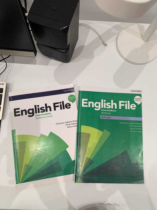 English File intermediate workbook+ students book английский язык