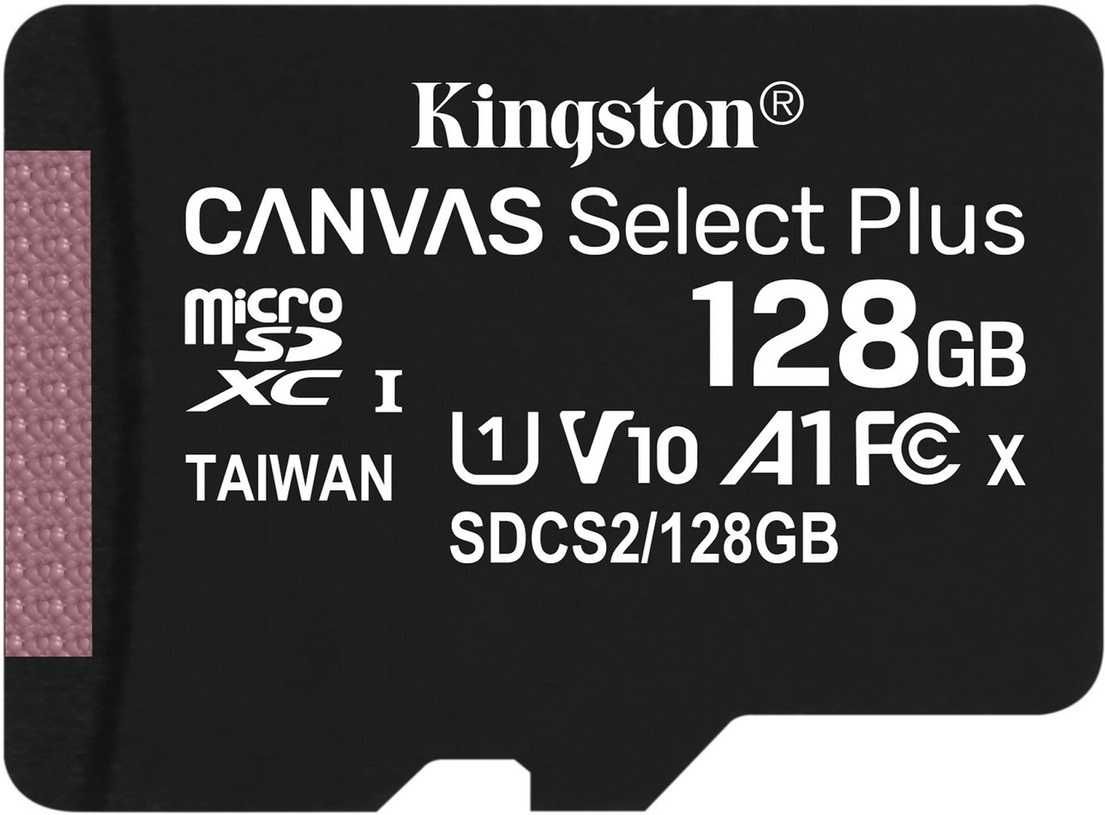 MicroSD Kingston Canvas Select Plus 128 Gb  R100 MB/s  (SDCS2/128GB)