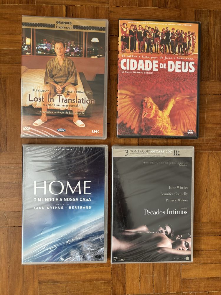 DVDs selados NOVOS