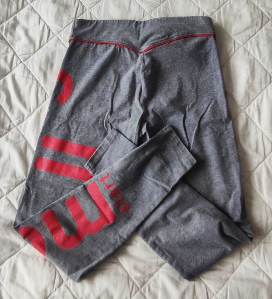 Bershka legginsy do ćwiczeń i top L