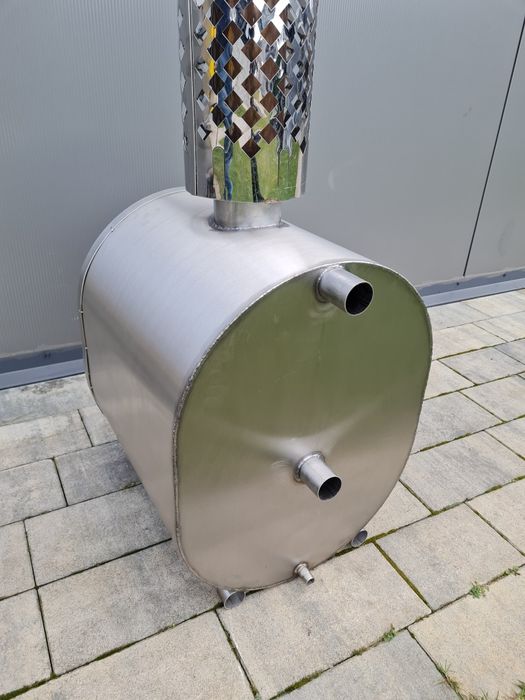 Piec kocioł zewnętrzny do jacuzzi balii basenu beczki bania ruska