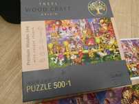 Puzzle 500 sztuk drewniane Trefl premium nieregularne kształty
