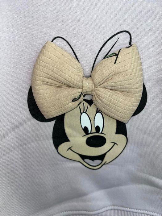 Komplety Myszka Minnie z uroczą kokardą na bluzie 92/98/104/110