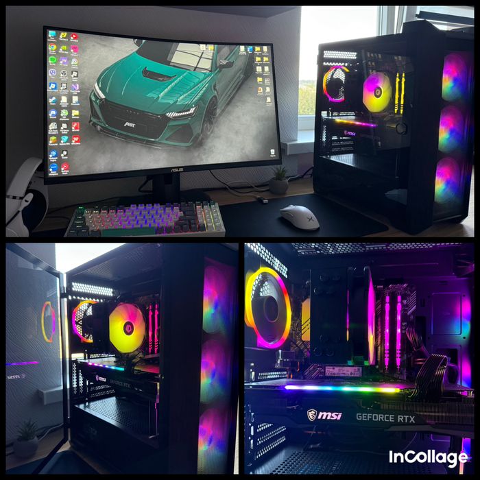 Сетап.Ігровий Пк! Gaming tuf 27 165. Rtx3060 Ryzen 5600x. Gaming Pc