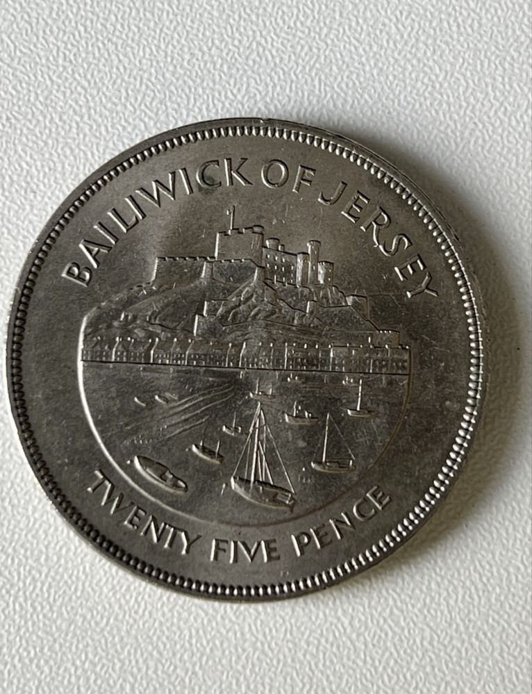 Moneta kolekcjonerska twenty five 25 pence