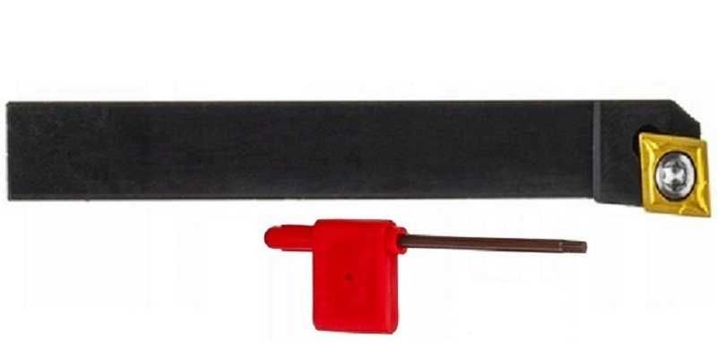 Nóż tokarski składany boczny lewy SCLCL H09 12x12mm + płytka CCMT