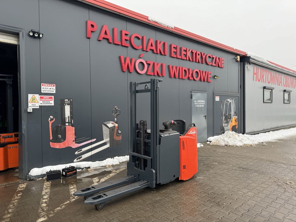 Paleciak elektryczny Linde D 12 L Sp 300 cm 1200 kg wózek