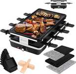 Grill raclette z kamieniem do grillowania dla 8 osób KESSER