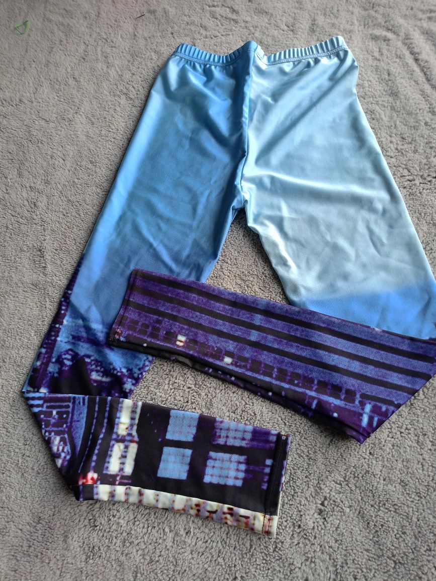 Legginsy we wzory lycra S M leginsy