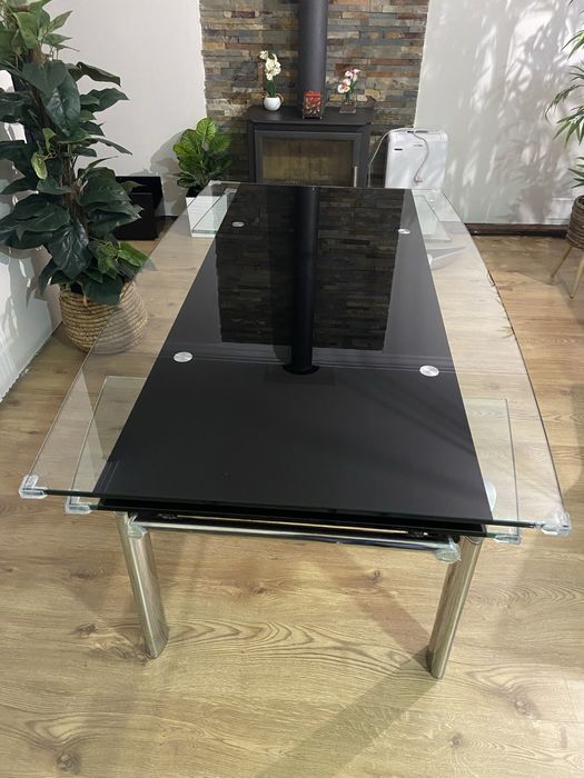 Mesa de Jantar em Vidro Temperado