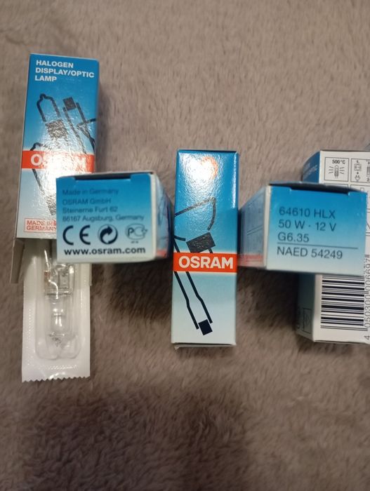 Лампа галогенная Osram HLX 150W 100W 24V, 50W 12V
