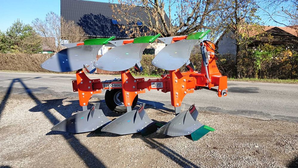 PŁUG OBROTOWY/ jednobelkowy EURO-MASZ odkładnie kvernalend 18" kołek