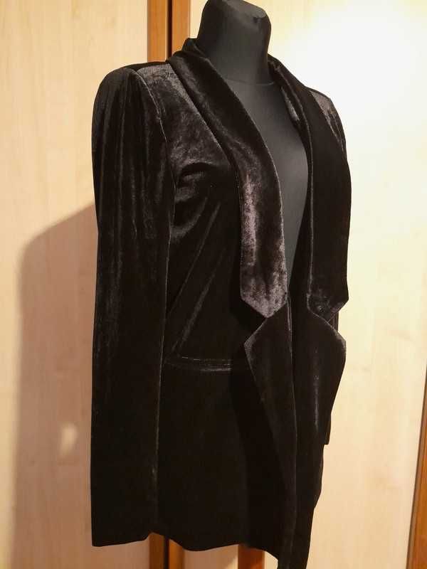 marynarka, żakiet-welur/aksamit NOWY oversize ( S/M/L)