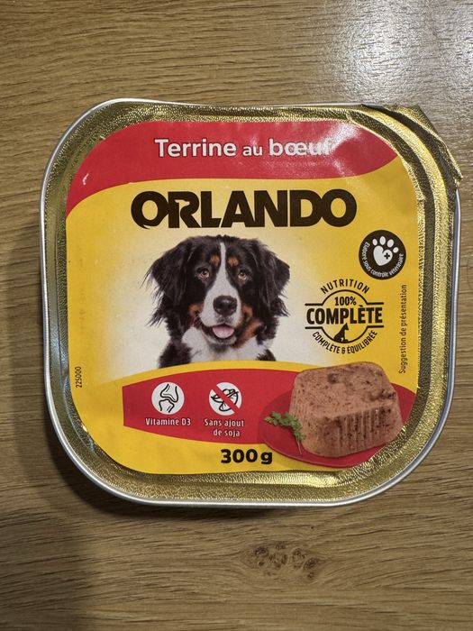 Преміум корм для собак Orlando Terrine з яловичиною, 300 г