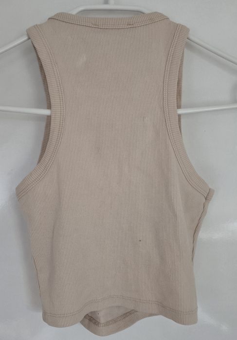 Crop top basic, prazkowany New Yorker, XS