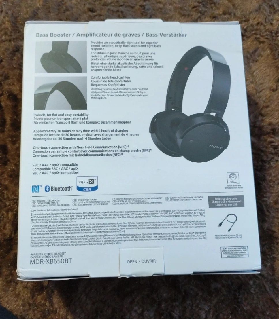 Sony mdr-XB650BT