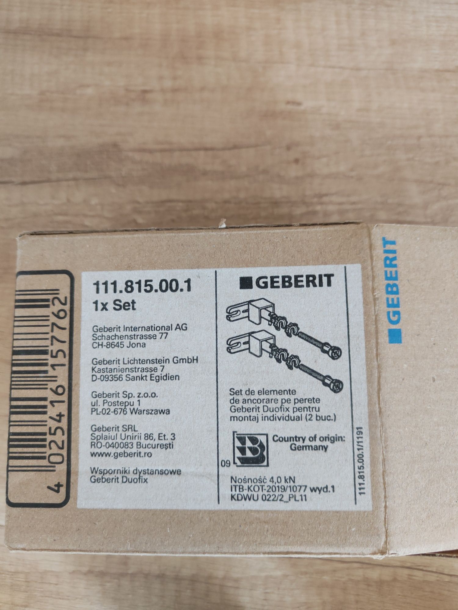 Geberit uchwyt do montażu stelaża WC