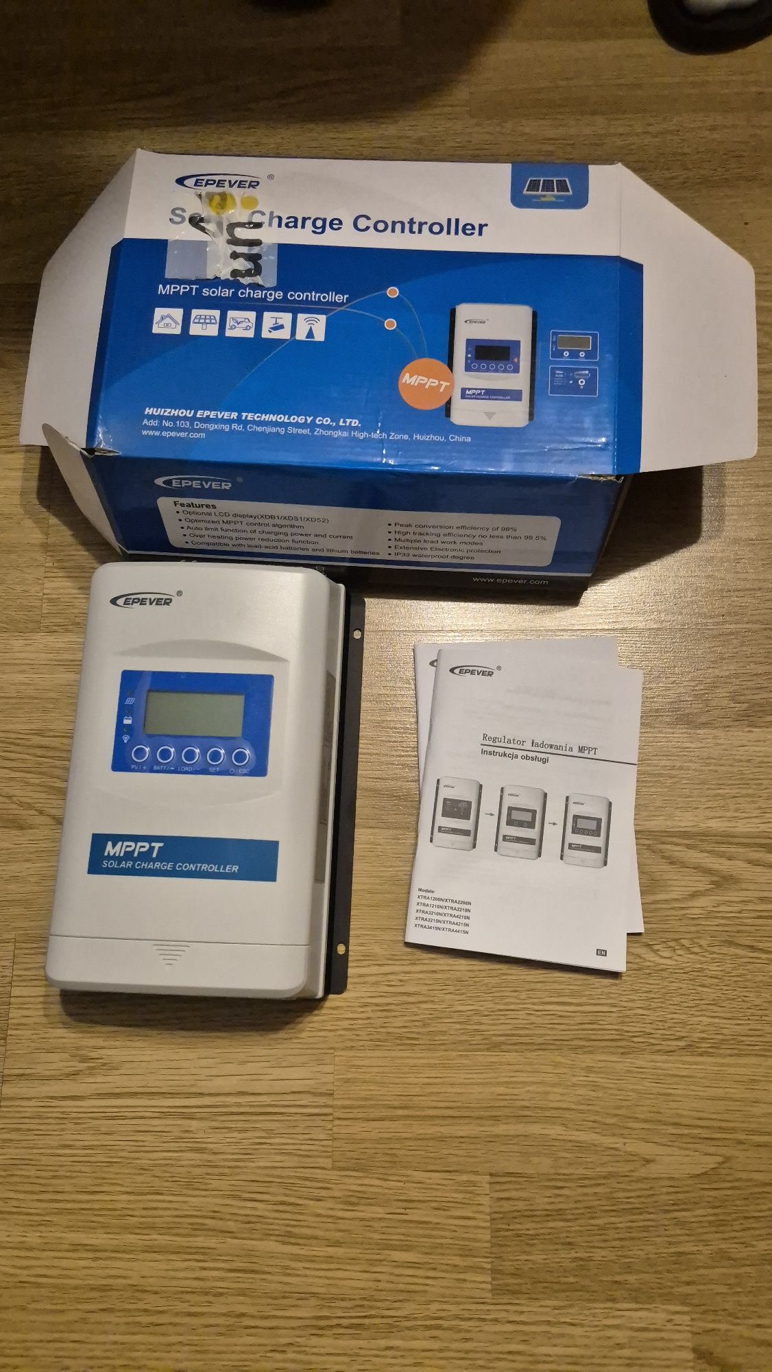 Regulator ładowania Epever MPPT 40A