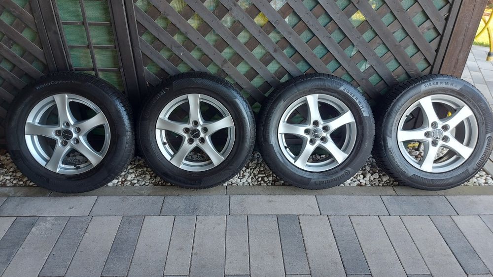 Диски Borbet 5×108, R16 + Зимняя резина 215/65