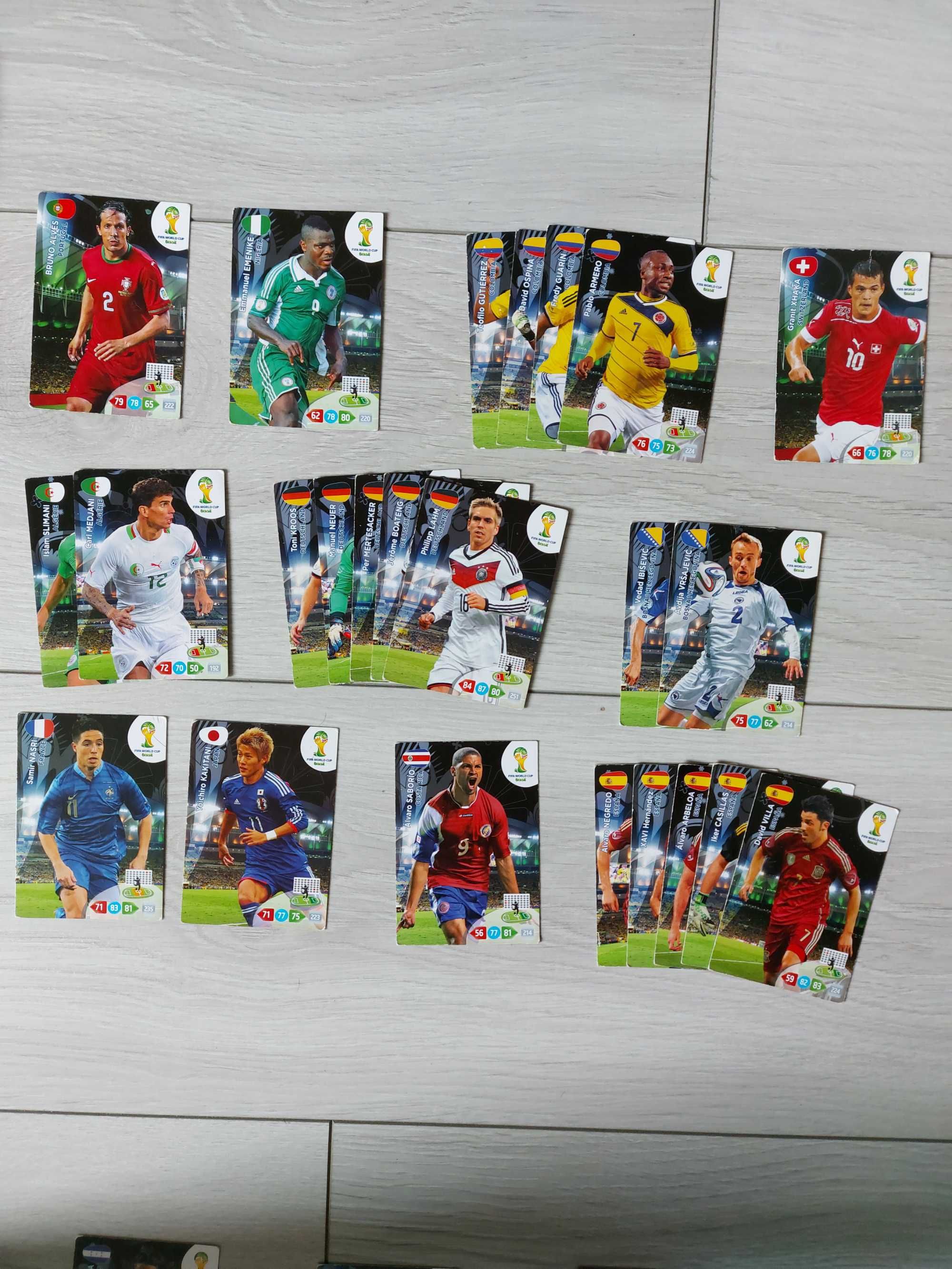 Karty piłkarskie panini 2014 FIFA WORLD CUP BRAZIL