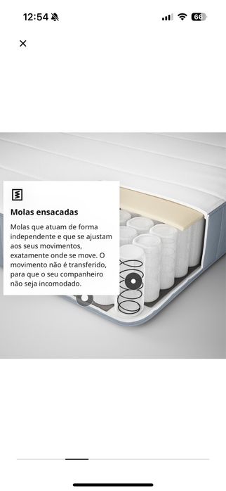 Colchão Ikea - Gama Vestroy