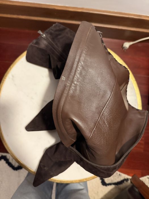 Botas castanhas Prada
