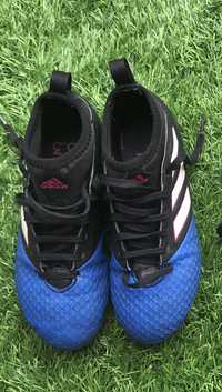 Chuteiras Adidas ACE AG 17.3,piso sinte. /relva artificial n33,c/ meia