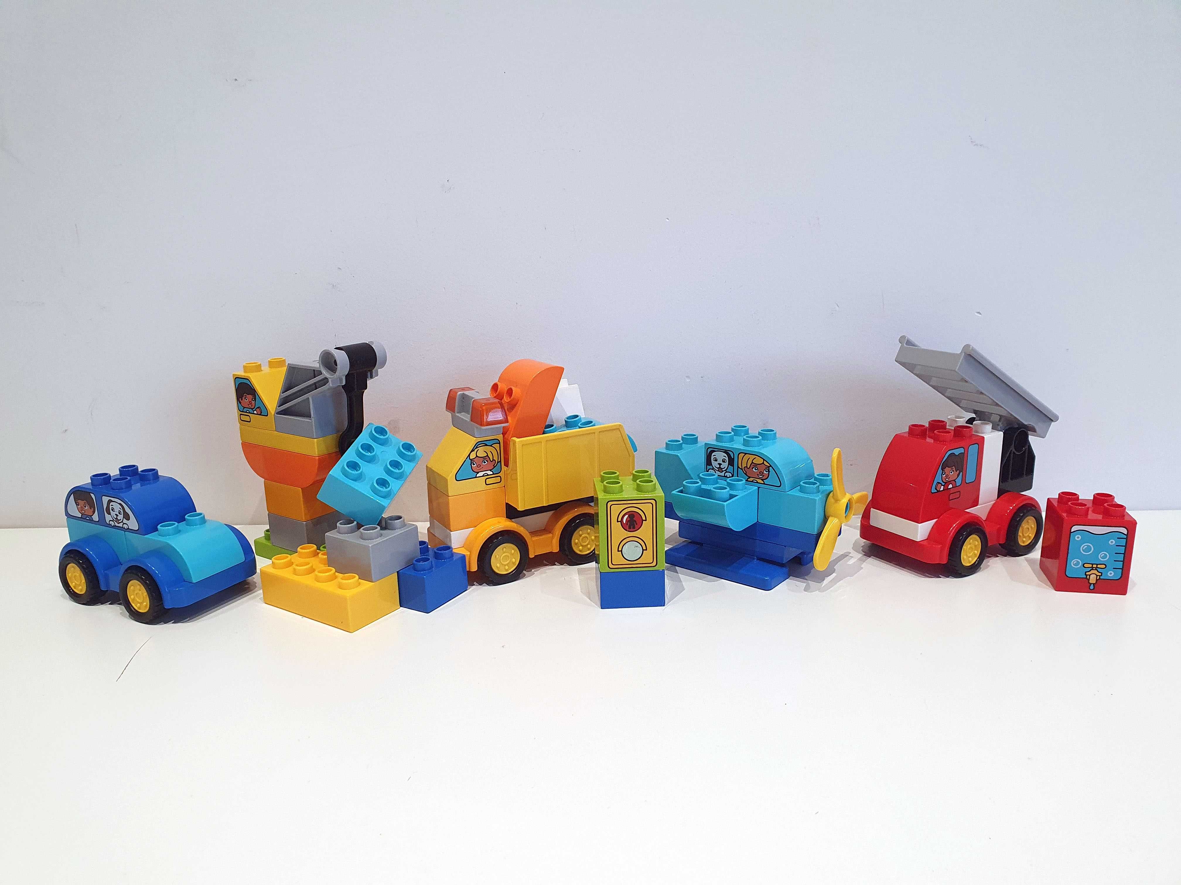 Lego DUPLO 10816 moje pierwsze pojazdy +10849 samolot zestaw kreatywny