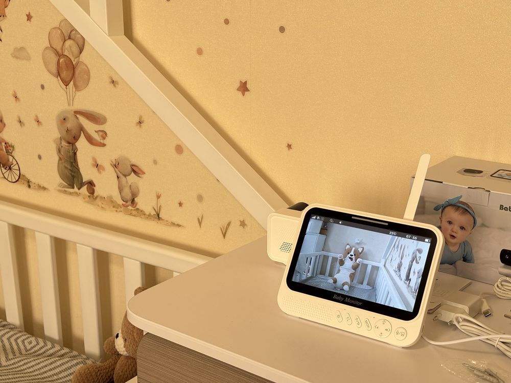 Відеоняня з великим екраном 7 дюймів Baby monitor ABM790