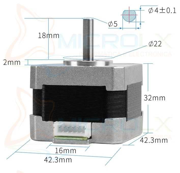 Motor 42-34 P/ Impressoras 3D ( Várias Máquinas )