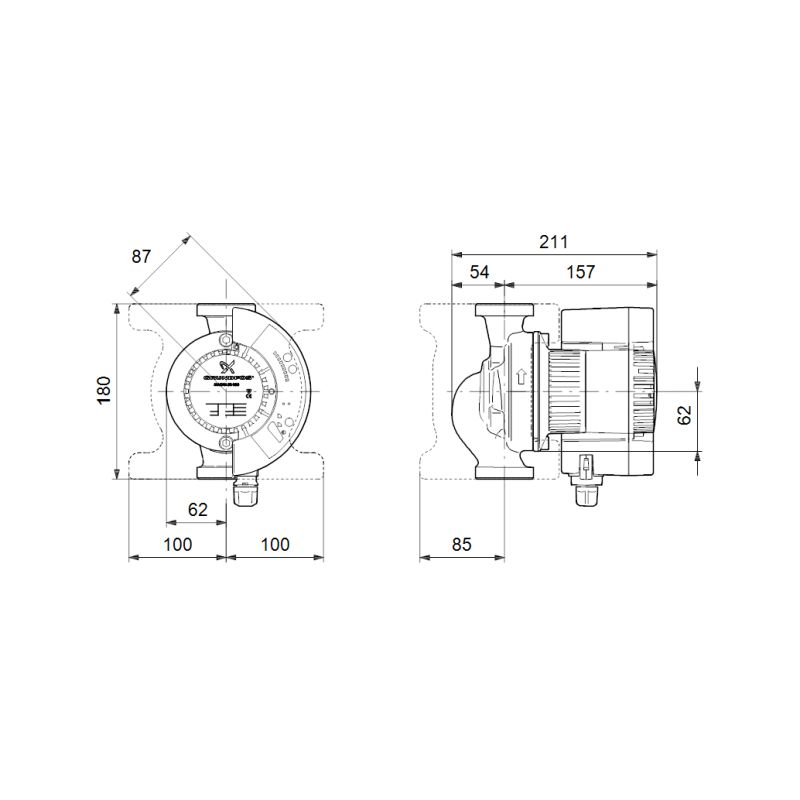Pompa obiegowa LFP 25POe100C MEGA