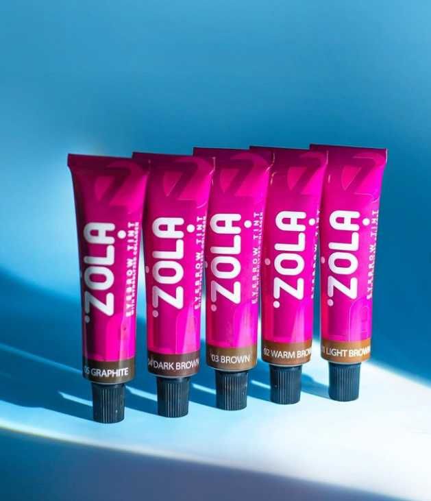 Фарба для брів ZOLA + окислювач (Набір 5+1) ZOLA BROW TINT