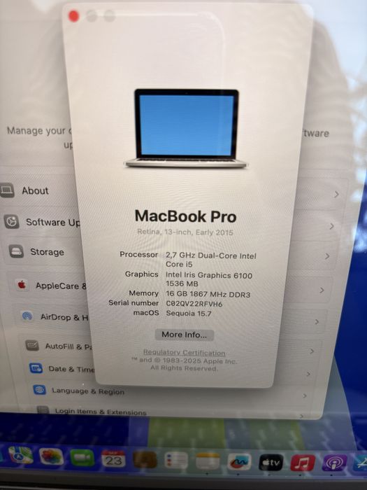 Macbook pro A1503