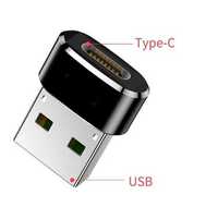 Przejściówka USB-A (wtyk) na USB-C (gniazdo)
