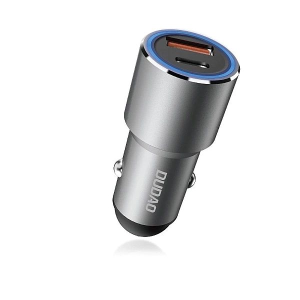 Dudao ładowarka samochodowa USB / USB Typ C Power Delivery Quick Charg