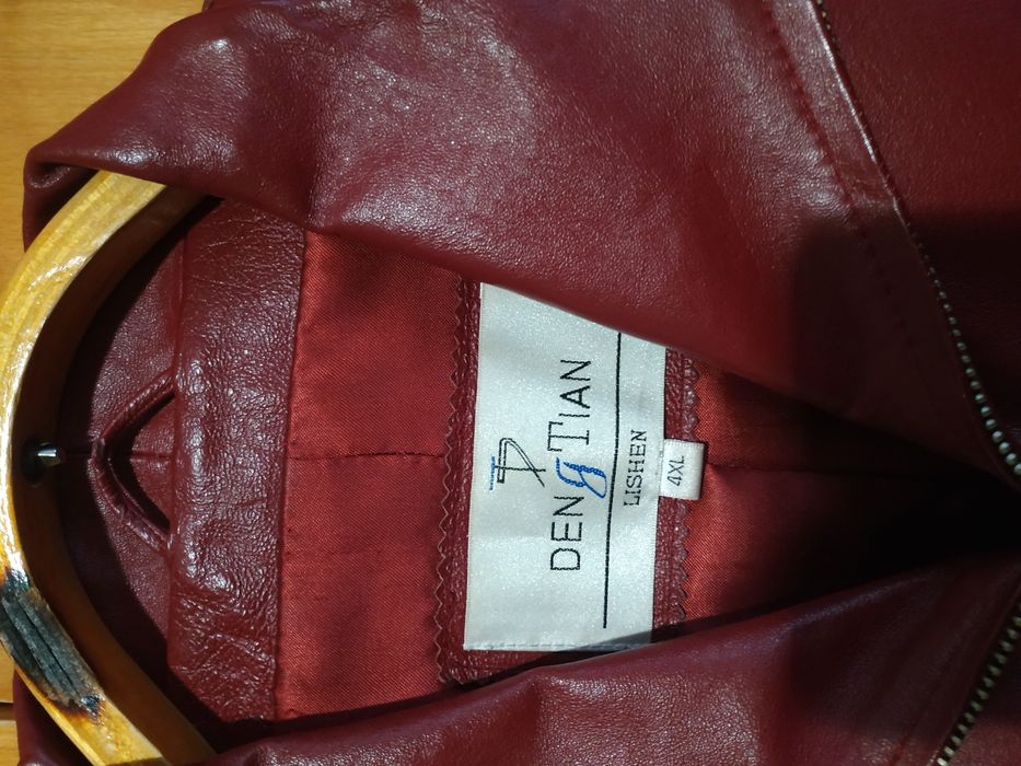 Пиджак кожаный, женский