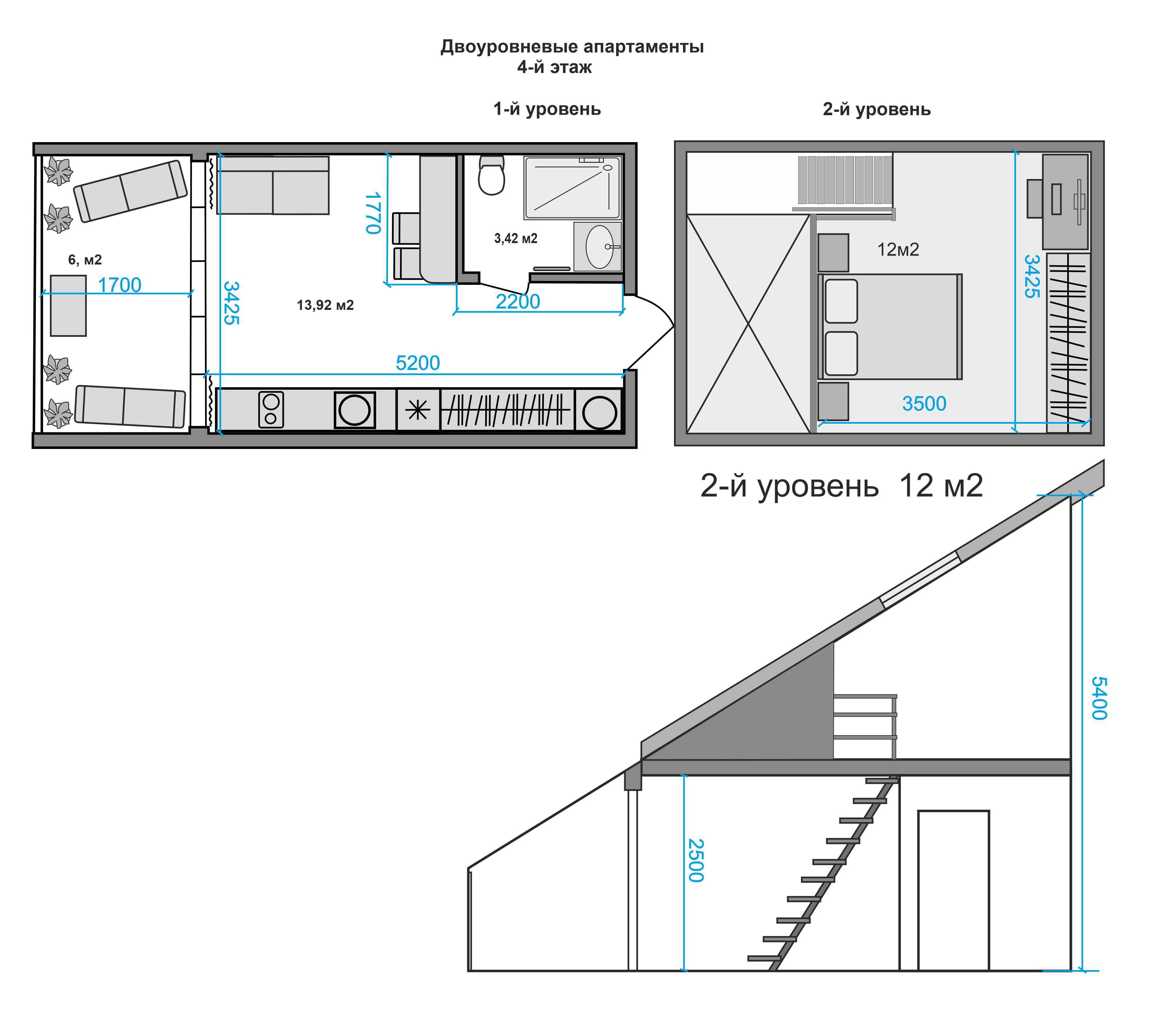 Продажа без% и комиссии  в рассрочку. 1к   2-х уровневая