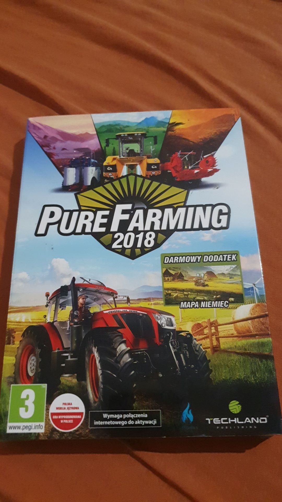 Pure farming 2018+dodatek mapa niemiec NOWA