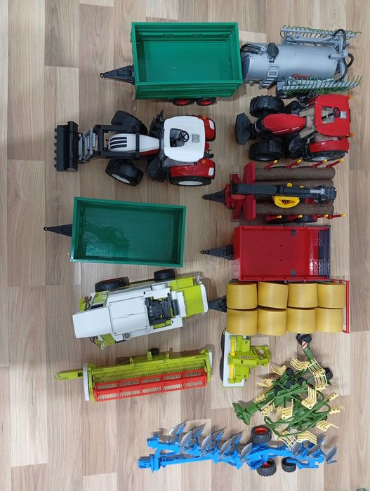 Bruder traktory przyczepy kombajn