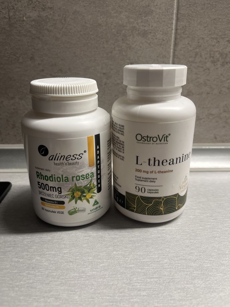 Suplementy na uspokojenie i energię – L-teanina + Rhodiola