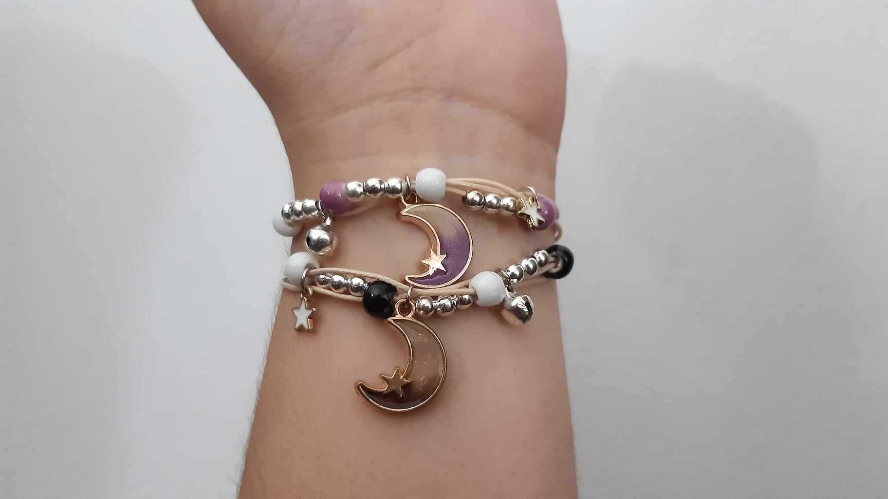 Pulseiras ajustáveis com pingente