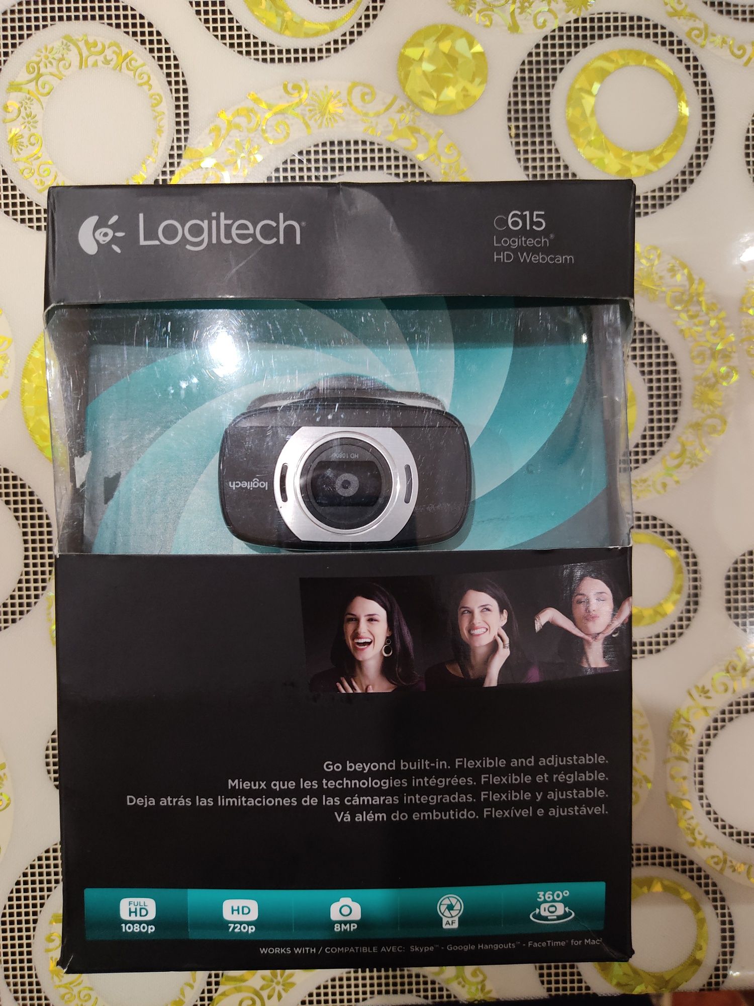 Веб-камера для стріму Logitech c615