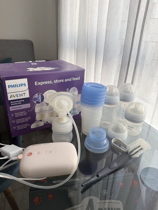 Набір молоковідсмоктувач стерилізатлр розігрівач Phillips Avent