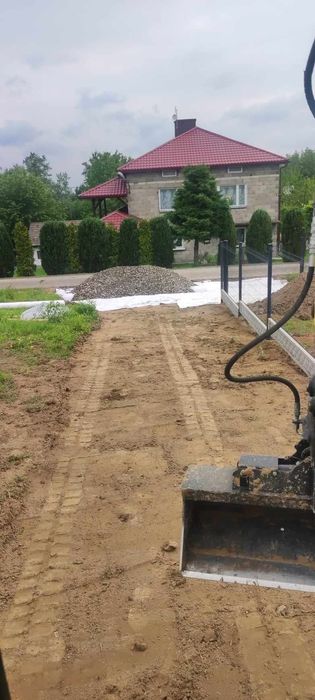 Usługi mini koparki,wywrotki Przywóz, wywóz