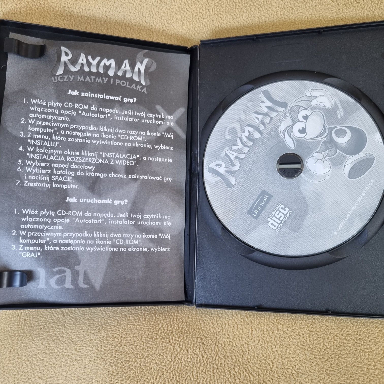 Rayman Uczy Matmy I Polaka PC Polskie wydanie