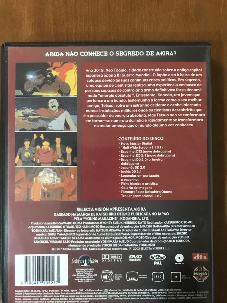 Dvd mangamania Akira