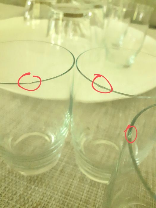 Szklanki literatki do napojów PRL vintage