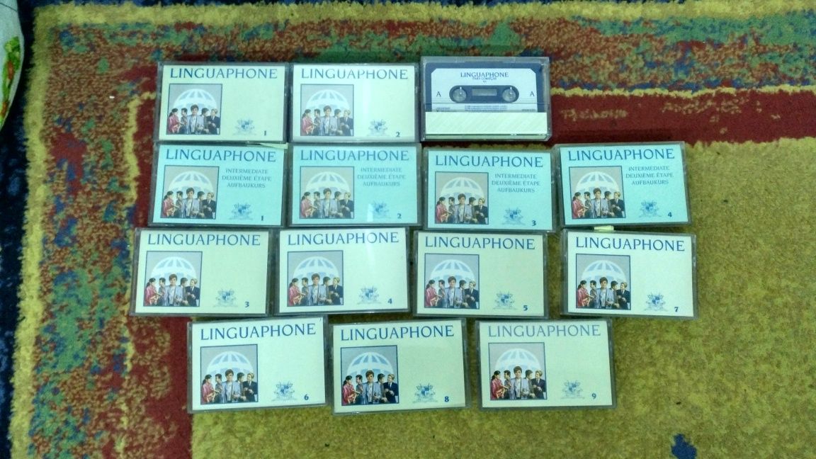 Curso Inglês Linguaphone - Livros CDs Cassettes básico e intermédio