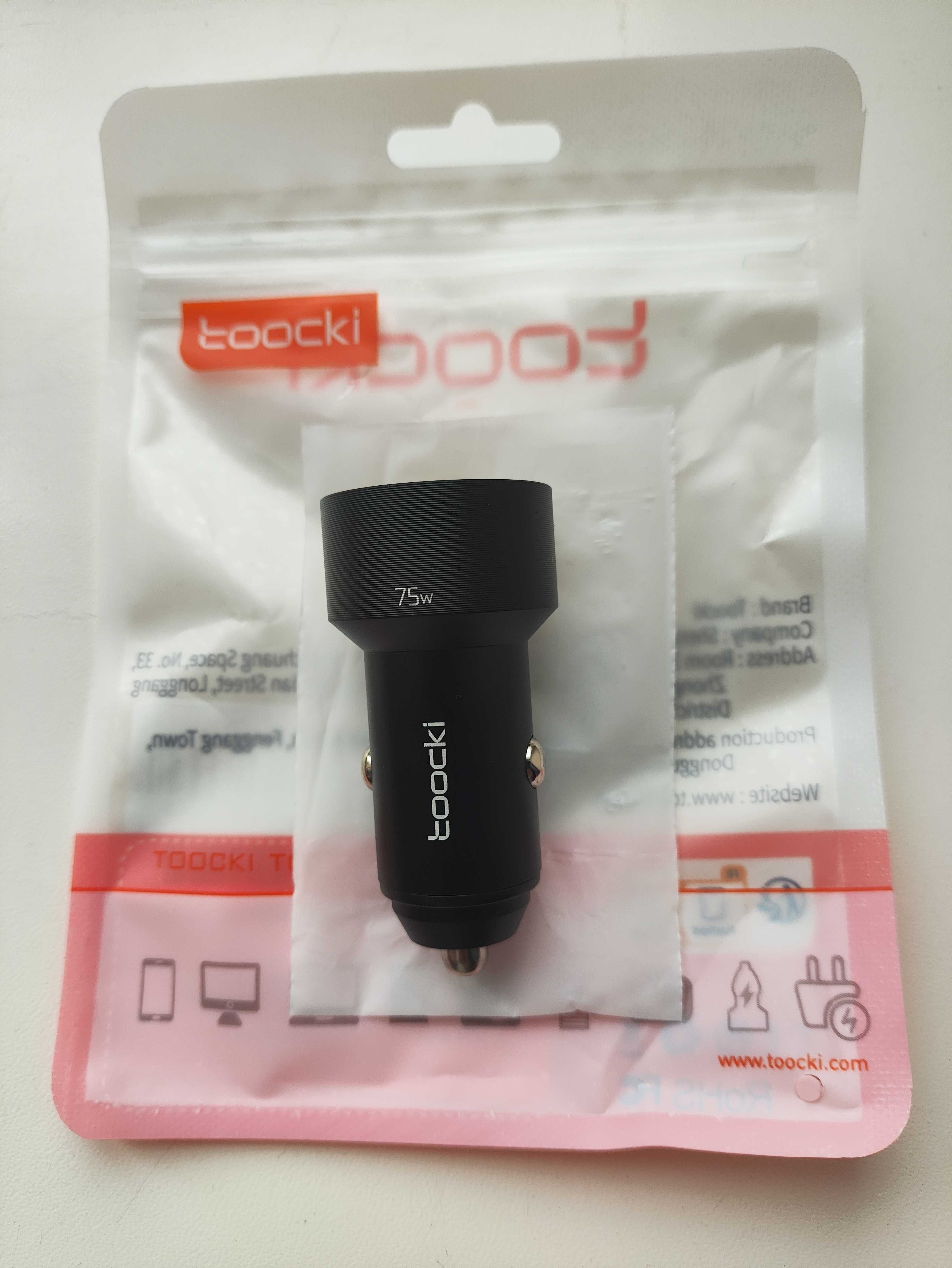 Автомобильное зарядное устройство Toocki 75W