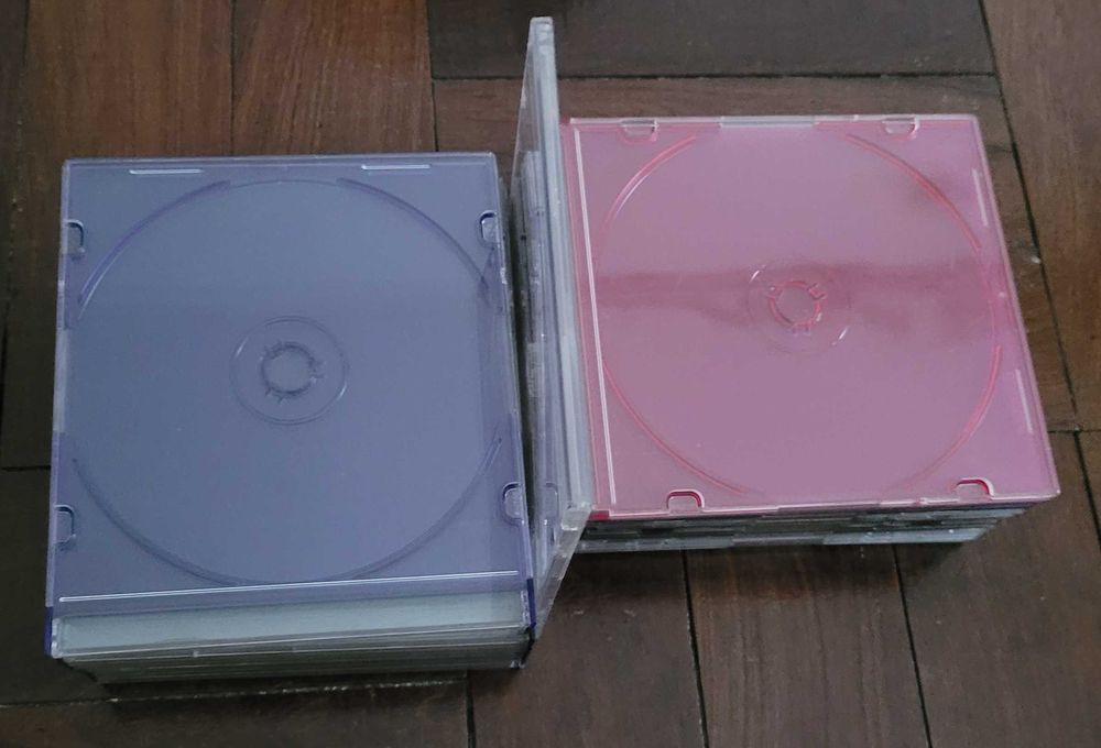 Caixas Capa Fina (Slim) p CD/DVD/BDR 30un (actualizado a 2025.06.02)